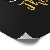 キュートオレンジハロウィーンかわいいキャンディおもしろい引用文 ポスター (角)