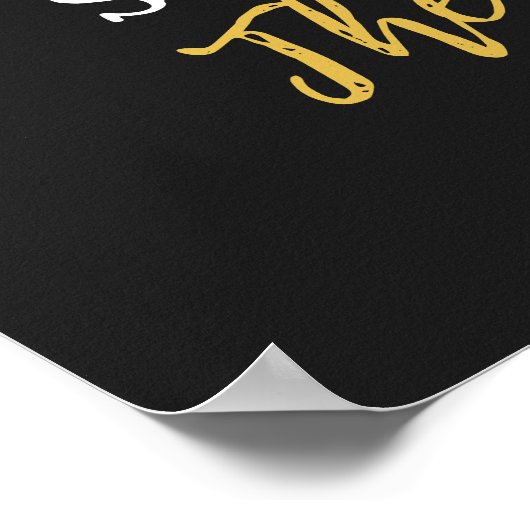 キュートオレンジハロウィーンかわいいキャンディおもしろい引用文 ポスター (角)