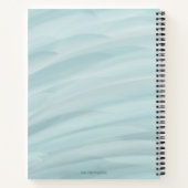 キュートオレンジパープルマーメイドイラストレーション ノートブック (裏面)