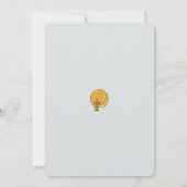 キュートオレンジファットキャットイラストレーション誕生日 カード (裏面)