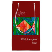 キュートオレンジフィッシュ抱き枕 スモールペーパーバッグ (正面)