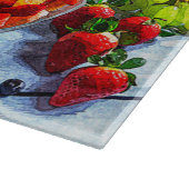 キュートオレンジブドストロベリーフローラ自然 カッティングボード (角)