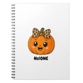 キュートオレンジ リトルパンプキン ハロウィン 名前入れ ノートブック