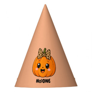 キュートオレンジ リトルパンプキン ハロウィン 名前入れ パーティーハット