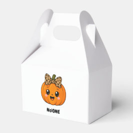 キュートオレンジ リトルパンプキン ハロウィン 名前入れ フェイバーボックス