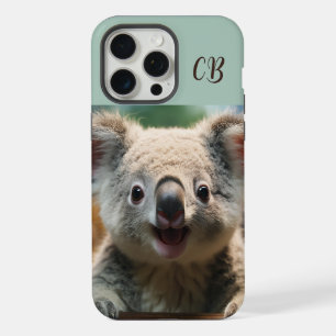 キュートオーストラリアアニマルコアラベア名前をカスタムする iPhone 15 PRO MAXケース
