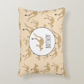 キュートオーストラリアカンガルーパタン名前をカスタムする アクセントクッション (正面(垂直))