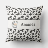 キュートカウカーフスポッツ装飾用クッション クッション (正面)