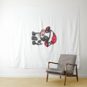 キュートカウクリスマス漫画X-Mas タペストリー (インサイチュ(横))