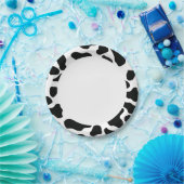 キュートカウハイド誕生日 ペーパープレート (パーティー)