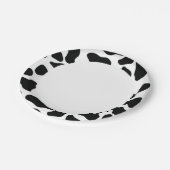 キュートカウハイド誕生日 ペーパープレート (アングル)