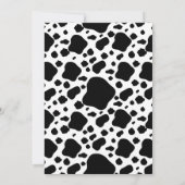 キュートカウファームテーマベビーシャワー招待状 招待状 (裏面)