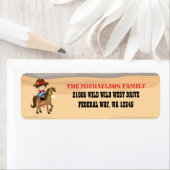 キュートカウボーイ差出人住所 ラベル (インサイチュ)