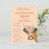 キュートカウボーホカントリーベビーガールウェスタンフローラ 招待状 (スタンド正面)