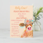 キュートカウボーホカントリーベビーガールウェスタンフローラ 招待状 (スタンド正面)