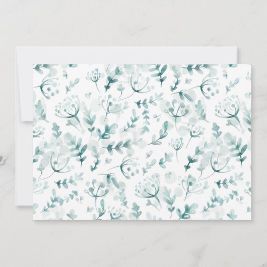 キュートカウボーホフローラ第2誕生日 招待状 (裏面)