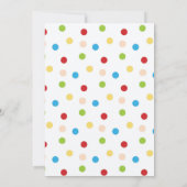 キュートカウ子供の誕生日パーティの招待状 招待状 (裏面)