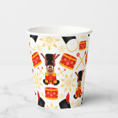 キュートカスキークリスマストインデアフェスティバルホリデーディアー 紙コップ (裏面)