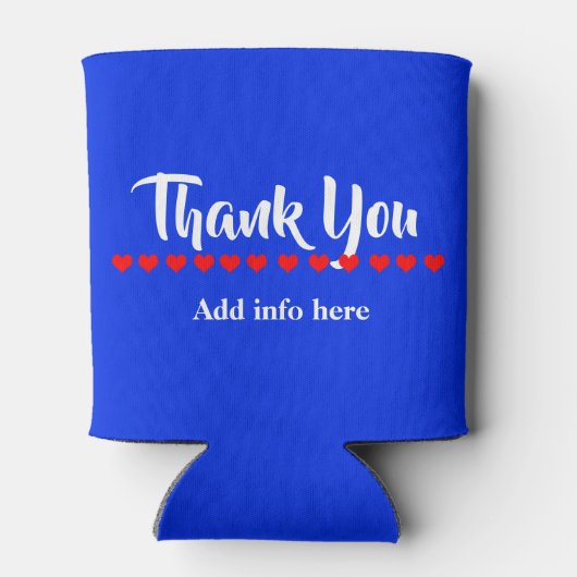 キュートカスタマイズありがとう 缶クーラー (裏面)