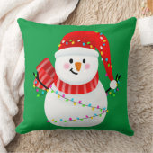 キュートカスタマイズなクリスマス・ペンギン クッション (ブランケット)