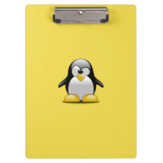 キュートカスタマイズペンギン クリップボード (正面)