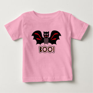 キュートカスタムこうもりヴァンパイアBOOハロウィーン幼児 ベビーTシャツ