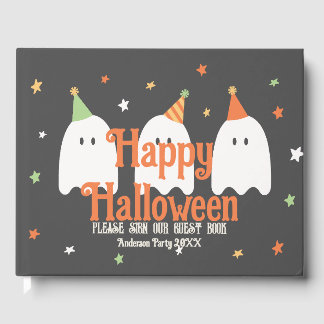 キュートカスタムグリーンオレンジ幽霊 ゲストブック