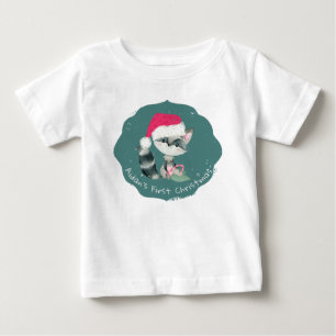 キュートカスタムベビーラクーン ベビーTシャツ