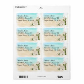 キュートカスタム住所 シールサンディライト ラベル (フルシート)