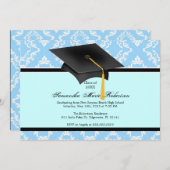 キュートカスタム卒業招待状 招待状 (正面/裏面)