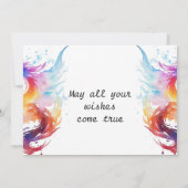 キュートカスタム誕生日 カード (裏面)