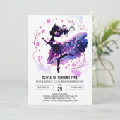 キュートカスタム誕生日 招待状 (スタンド正面)