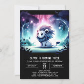 キュートカスタム誕生日 招待状 (正面)