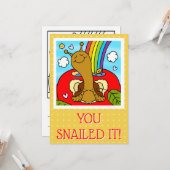 キュートカタツムリ先生サンキューユナイテッド カード (正面/裏面インサイチュ)