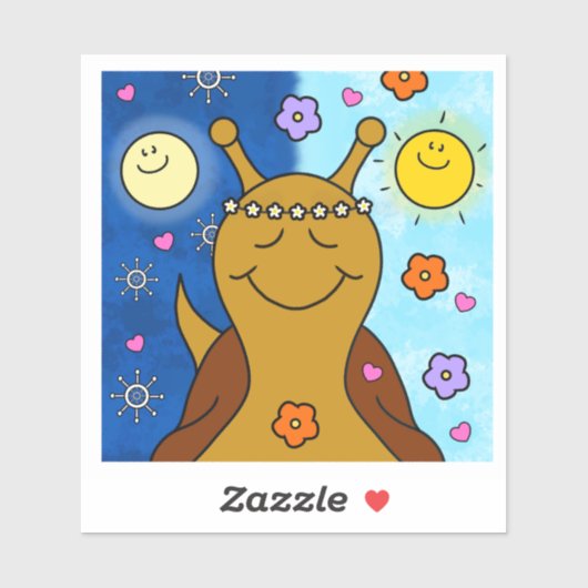 キュートカタツムリ春Equinox恵み | ビニル シール (シート)