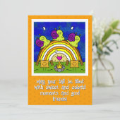 キュートカタツムレインボログ秋着色 カード (スタンド正面)