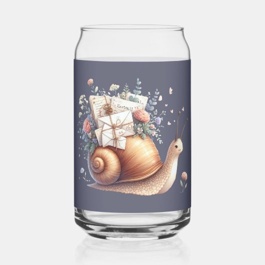 キュートカタニルメールフローラパステルイラストレーション ガラス缶 (裏面)