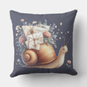 キュートカタニルメールフローラパステルイラストレーション クッション (裏面)