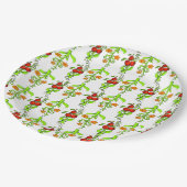 キュートカッコいいパタロシアのーン白人騎士 ペーパープレート (アングル)