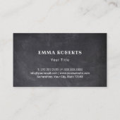 キュートカップケーキベーカリースイートトリートシャルボード 名刺 (裏面)