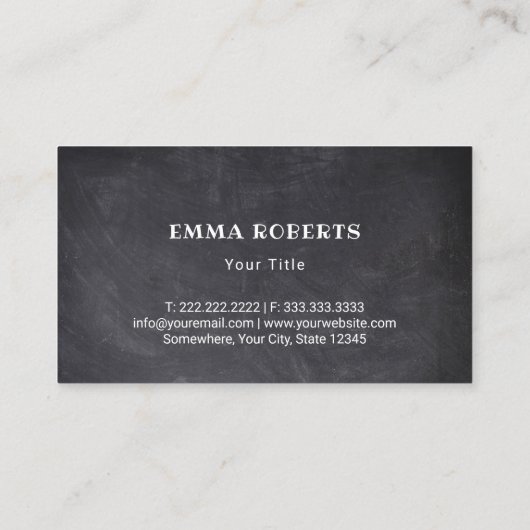 キュートカップケーキベーカリースイートトリートシャルボード 名刺 (裏面)