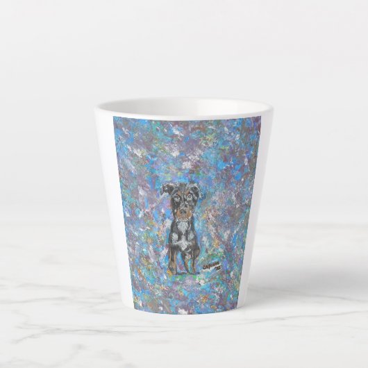 キュートカップラテマグ カフェラテマグ (正面)