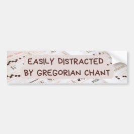 キュートカトリックラテンマスグレゴリアンチャント バンパーステッカー
