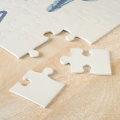 キュートカニアンダーウォーターシェルズパステル名前をカスタムする ジグソーパズル (側面)