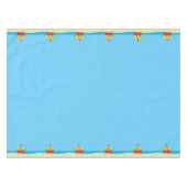 キュートカニビーチ1st誕生日パーティー テーブルクロス (正面(横))