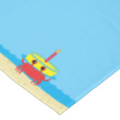 キュートカニビーチ1st誕生日パーティー テーブルクロス (アングル)