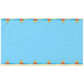 キュートカニビーチ1st誕生日パーティー テーブルクロス (正面(横))