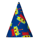 キュートカニビーチ1st誕生日パーティー パーティーハット (右)