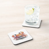 キュートカニ懸命プラスチックコースター コースター (右側)