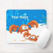 キュートカニ海水中競技マウスパッド マウスパッド (マウス)